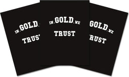 Stationery Team - In Goud We Trust A5 - Gelijnd met kantlijn - 3-pack
