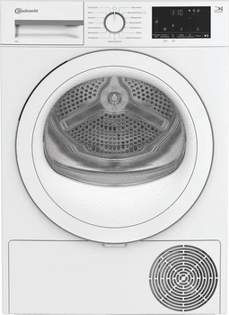 Bauknecht Bt84dwws - Warmtepompdroger - 8 kg - 64 dB - Energieklasse D - Wit