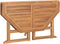 vidaXL - Tuintafel - inklapbaar - 110x110x75 - cm - massief - teakhout