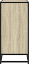 vidaXL - Dressoir - 68x35x76 - cm - bewerkt - hout - sonoma - eikenkleurig