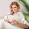 imoshion E-reader Hoesje - Geschikt voor Kobo Clara HD - Design Sleepcover Bookcase - White Graphic