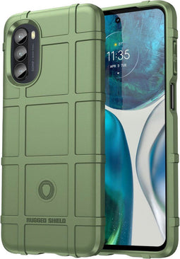 imoshion Hoesje Geschikt voor Motorola Moto G82 / Moto G52 Hoesje Siliconen - imoshion Rugged Shield Backcover - Groen