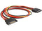Delock 0.5m SATA - Kabel - Male/female - Multi-color
