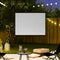 vidaXL - Projectiescherm - met - statieven - 90 - inch - 4:3