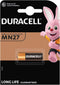 Duracell MN27, LR27 Een alkalinebatterij, 12 volt, afmetingen 28,8 x 8 mm