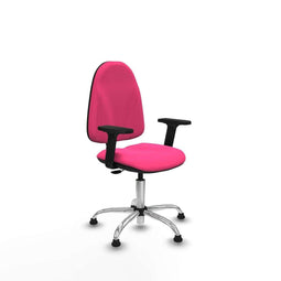 Piqueras y Crespo B2D05RT - Bureaustoel - Verstelbare hoogte met armleuning - Roze