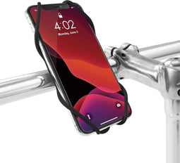 BoneSport Bike Tie 3 - Universele Fietshouder - Flexibele silicone - Zwart