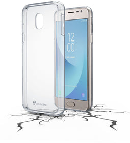 Cellular Line CLEAR DUO - Soft case - Krasbestendig Schokbestendig - Samsung Galaxy J3 (2017)
