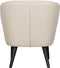 WOOOD Sara Fauteuil - Boucle - Creme - 71x59x70