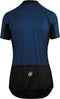 assos UMA GT Fietsshirt korte mouwen Dames blauw/zwart Maat XL