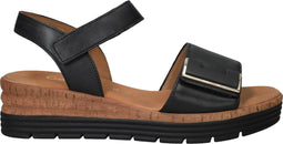 Gabor Florenz - Sandalen - Sleehak - Zwart - Maat: 38