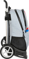 Schoolrugzak met Wielen F.C. Barcelona Grijs (32 x 44 x 16 cm)