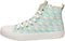 GUESS Ederla Hi - Hoge sneakers - Wit canvas met blauwe opdruk - Blauw - Maat 40