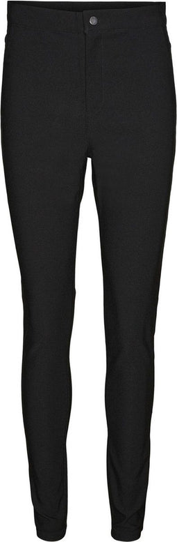 Noisy May NMSOLINE - Broek - Hoge taille - Zwart