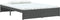vidaXL - Bedframe - massief - hout - grijs - 140x190 - cm