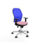 Piqueras y Crespo 1D086G0 - Bureaustoel - Verstelbare hoogte met armleuning - Roze
