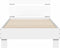 vidaXL - Bedframe - met - hoofdbord - en - LED-verlichting - wit - 75x190 - cm