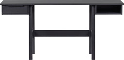 BePureHome Donkey Bureau - Grenen - Matzwart - 75x160x53