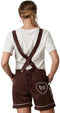 dressforfun Weißensee - Lederhose M - klassieke klederdrachtlook - bruin