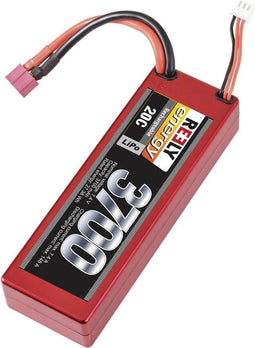 Reely LiPo accupack 7.4 V 3700 mAh Aantal cellen: 2 20 C Stick hardcase T-stekkersysteem