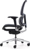 BENS 839DCR-Synchro-3 - Luxe Ergonomische Bureaustoel - Zwevende Zitting - Gepolijst Aluminium Voete