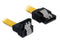 Delock 0.5m SATA M/M - SATA kabel - Male/male - Geel