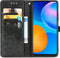 iMoshion Hoesje Geschikt voor Huawei P Smart (2021) Hoesje Met Pasjeshouder - iMoshion Mandala Bookcase - Zwart