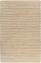 vidaXL - Vloerkleed - 120x180 - cm - handgeweven - jute - naturel - en - wit