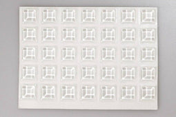 TOOLCRAFT 2127C70-C Apparaatvoet Zelfklevend, Vierkant Transparant (Ø x h) 12.7 mm x 3.1 mm 70 stuk(s)