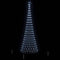 LED Kerstboom met 450 LED Koudwit 138.5 x 138.5 x 399 cm Metaal
