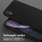 iPhone Xr Hoesje Met Koord - Selencia Siliconen hoesje met afneembaar koord - Zwart