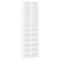 vidaXL - Schoenenkast - 22 vakken - 54x34x183 cm - hoogglans wit