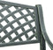 vidaXL - Tuinbank - 102 - cm - gietaluminium - groen