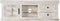 vidaXL - Tv-meubel - 120x30x40 - cm - massief - mangohout - wit