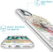 iMoshion Hoesje Geschikt voor iPhone SE (2022) / SE (2020) / 8 / 7 Hoesje Siliconen - iMoshion Design hoesje - Meerkleurig / Post Travel