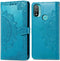 iMoshion Hoesje Geschikt voor Motorola Moto E20 Hoesje Met Pasjeshouder - iMoshion Mandala Bookcase - Turquoise
