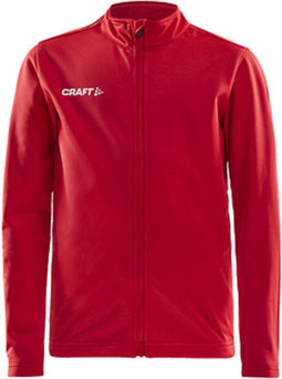 Craft SQUAD JACKET JR - Functioneel overtreksweatshirt - Maat 158-164 - Rood