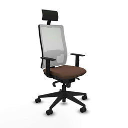 Bureaustoel Piqueras y Crespo 1D066N1 Donkerbruin