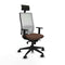 Bureaustoel Piqueras y Crespo 1D066N1 Donkerbruin