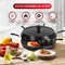 CuisineKing Pizza Oven Black Edition - Mini Pizza Oven - 6 Personen - Terracotta Koepel - RVS Bakplaat 1100 Watt (6 stuks)