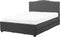 MONTPELLIER - Bed met opbergruimte - Grijs - 180 x 200 cm - Polyester