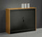 PANELENSET (ombouw t.b.v. roldeurkast) breed 120CM diep 43CM bladkleur Licht Eiken