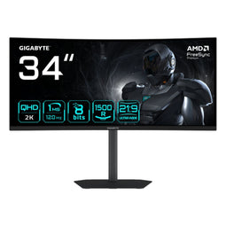 Gigabyte GS34WQCA - Monitor - Wide Quad HD 34" - Zwart