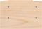 vidaXL - Monitorstandaard - 100x24x16 - cm - massief - grenenhout - zwart