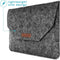 imoshion Vilten Soft Laptop Sleeve - Laptop Hoes geschikt voor 13 / 13.3 / 13.6 / 14 / 14.2 inch - Donkergrijs