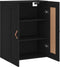 vidaXL - Wandkast - 69,5x34x90 - cm - bewerkt - hout - zwart