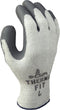 Showa 451 Thermo Grip Grijze Palm Werkhandschoenen - Maat S - Thermo Verwarmde Handschoenen
