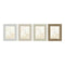 Fotolijsten Home ESPRIT Wit Beige Kristal polyestyreen Marmer Scandinavisch 21 x 2 x 26 cm (4 Stuks)