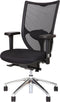 Ergonomische bureaustoel NPR1813 model 1554 met zwarte rugleuning