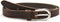 Dames Riem Leer Bruin - 2 cm Breed – Smalle Leren Dames Riem Bruin - Taillemaat 95 - Totale lengte 110 cm